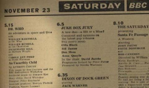 doctor_who_november_23_1963_radio_times_listing
