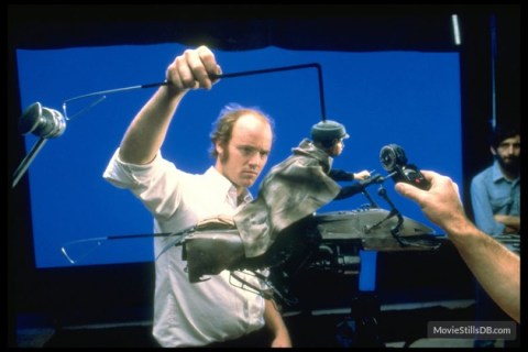 return_of_the_jedi_filming_speeder_bike_sequence_with_model