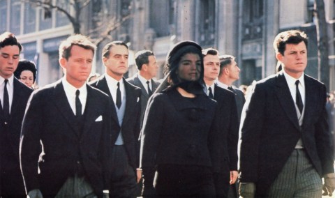 john_f_kennedy_assassination_robert_and_edward_kennedy_accompany_widow_jackie_kennedy_at_jfk's_funeral