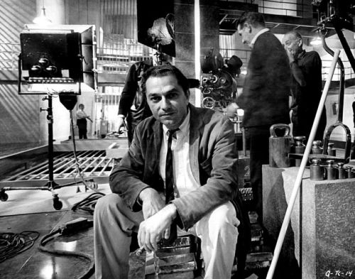 goldfinger_ken_adam_on_his_fort_knox_set_at_pinewood_studios