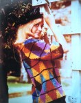 shirley_eaton_in_multi-coloured_jumper_and_cap
